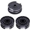 Daaxing 3 bobine di filo di ricambio per decespugliatore Greenworks G40ltk2/ G40ltk2x / G40lt / 2101507, filo di nylon 9 m di diametro 1,65 mm diametro della filettatura