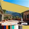 GOUSAILS Telo Copertura Pergolato 1.2 x 1.2 m Impermeabile Tenda a Vela Ombreggiante Telo con Occhielli Protezione Raggi UV HDPE Rete Parasole per Esterno Giardino Arredo, Color Crema