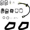 Besttoolifes Kit di riparazione carburatore e tubo carburante con filtri aria e guarnizioni per motori tosaerba GX35 GX25 HHB25 HHH25 K20-WY