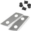 Ajhui Lama di Ricambio for trituratore da Giardino, Compatibile con Einhell BR-MH 2440 GC-KS 2540 GH-KS 2440 HMH-E 2440