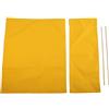 Yhenlovtt Kit di coprisedia di ricambio per sedie da regista con doghe in legno, confezione da 2 pezzi, resistente alle intemperie, in tela, per mobili da giardino da esterno (giallo)