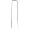 PT LITA - Confezione da 50 picchetti da giardino per fissare prato, 150 mm, ideali per il controllo delle erbacce, tessuto, erba artificiale, stuoia, rettifica zincata, confezione da 50 pezzi
