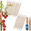 KOTARBAU® 25 Pezzi Pali in Legno - 30 cm - Pali per Pomodori - Legno di Faggio - Naturale - Tutore per Piante - Bastoni per Pomodori - Stecche per Piante - Robusti