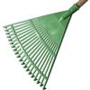 CRISCUOLO Brico Store Rastrello foglie giardino , Rastrello 20 denti , Scopa da giardino in Plastica Abs , senza manico