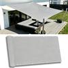 HNYDM Tende da Sole per Esterno 2.5X3M Vela Ombreggiante Impermeabile Rettangolare Telo Ombreggiante occhiellato per Esterno Protezione Raggi UV Balcone Patio Giardino Esterno terrazza - Grigio chiaro