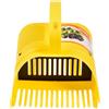 Generic Pettine raccogli bacche, rastrello per mirtilli, palmare con manico ergonomico morbido al , in metallo, per giardino, campeggio, mirtilli