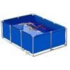 uofgcru Laghetti da Giardino Fuori Terra, Piscina di Ispessimento Grande telone Pieghevole all'aperto,Serbatoio per laghetti per Pesci,Piscina da Esterno,Vasca for acquacoltura(Blue-1.5×1×0.9m)