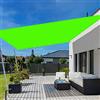GUOJUN Tenda a Vela Impermeabile 1 x 3 m Resistente agli Agenti atmosferici Telo copritutto telone con Kit di Fissaggio Occhielli per Balcone Terrazza Campeggio, Verde