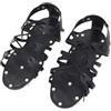 harayaa 2 Pezzi di Scarpe per Rivestimenti in Resina con Punte, autolivellanti e pratiche, Lunghezza del chiodo 3,6 cm