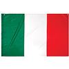 Adesivo4You.com Bandiera Italia Tricolore Italiana Nazionale Tessuto (70x100 cm.)