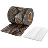 jarolift PVC Strisce Frangivista per Recinzione, Impermeabile, Frangivento, Incluse 25 Clip di Fissaggio, Rotolo 40 m x 19 cm, Design Pietrisco
