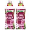 GESAL Concime Gerani & Piante Fiorite, Per Fioriture Abbondanti e Prolungate, 750 ml (Confezione da 2)