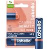 Labello Caring Beauty Lip & Cheek Nude 4.8 g, Burrocacao labbra e guance con una nota di colore nude, Balsamo labbra colorato e blush stick 2 in 1, Lip balm idratante con protezione SPF 30