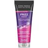 John Frieda - Balsamo lisciante per capelli crespi Ease - Contenuto: 250 ml - raddrizzamento dei capelli e protezione dell'umidità 72 ore con cheratina - Per capelli indisciplinati, di spessore medio