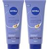 NIVEA Crema Mani e Unghie Vellutante 100 ml, Crema mani riparatrice e idratante 48h, Hand cream profumata con Acido Ialuronico e Burro di Karité, Assorbimento rapido, Pelle secca e screpolata