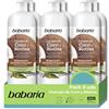 Babaria - 6 Unità Shampoo Idratante al Cocco | Shampoo Anticaduta con Biotina | Riparazione della Fibra Capillare | Lucentezza e Morbidezza | Vegano | 700 ml