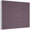 MuchoWow© Pannelli Fonoassorbenti 80x60 cm Decorativi Pannello Fonoassorbente Quadri Insonorizzanti Per Pareti Isolamento Acustico Decorativo Isolante Viola - Geometrico - Motivo - Scuro