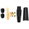 Tiiyee Kit Bocchino Per Sassofono Contralto, Con Cappuccio Legatura Sax Ance Musicali Accessorio Jazz Denti Pad Copertura Strumenti a Fiato Accessori Adatto Tenore Suono Soprano Professionisti Principianti