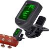 Holdes Accordatore per chitarra a 12 corde, accordatore per chitarra a clip, accordatore multifunzione per chitarra acustica, accordatore per violino, accordatore per chitarra,