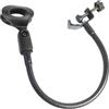 Whamvox Porta Microfono Universale Con Clip C Tipo Supporto Flessibile a Collo Di Cigno 360 Gradi Regolabile Supporto Tavolo in Metallo Nero Per Microfono Usb E Tradizionale