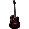 EKO GUITARS - RANGER CW EQ RED SUNBURST, Chitarra Acustica CW EQ, Top in Abete, Fasce e Fondo in Tiglio, Tastiera South American Roupanà 20 tasti, Colore Red Sunburst