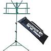 Keepdrum MUS2 GR - Leggio per spartiti, colore: Verde