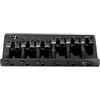 Srliya Ponte per Basso Elettrico a 6 Corde, Design con Retro Spesso, Base Multifunzionale in Fusione Resistente, per Esercitazione, in Lega di Zinco (Nero)