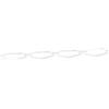 ifundom 4pezzi Anello Di Montaggio Pickup Singolo Coil Per Chitarre Elettriche St Design Flat e Resistente Di Anello Pickup Gbe Argento