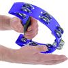 Ghzste Jingles - Campana a doppia per tamburello, strumento musicale (blu)