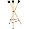 GMBYLBY Supporto per treppiede per tamburo, leggero e pieghevole. Costruzione in legno, include comode borse per trasporto. Supporto stabile per handpan per le esibizioni.