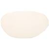 FUTUREORYY Copertura per Tamburo Africano in Pelle di Capra Naturale Rotonda 45cm, Rinforza la Risonanza e Facile da Pulire, Adatta per Pratica e Performance