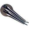 GLOBALHUT Arpa da ebreo, 1 arpa a mascella ebrea, 13 x 5,25 x 0,3 cm, doppia tonalità etnica, armonica musicale russa per principianti