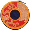 SHOWERORO Borsa Portaoggetti in Poliestere Per Campana Da Meditazione Nepalesi, Custodia Compatta Cerniera, Resistente Agli Strappi, Per Trasporto e Viaggio Di Campane Tibetane Da 10 Cm