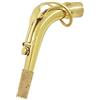 Shanrya Collo per sassofono gomito curva collo strumento professionale accessorio per sax curvatura collo, per pratica principianti, lettore musicale sassofono contralto