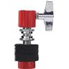 Agatige Frizione Per HiHat, Frizione Per Batteria a Sgancio Rapido Per Charleston, Supporto Standard Per Rack Frizione Per Hihat Frizione Per Batteria Jazz Per Piatto Charleston, Batteria Jazz(Rosso)