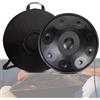 LXHGVKHJ Strumento Handpan Drum da 432Hz/440Hz, Steel Tongue Drum da 9/10/ 12 Note con Tripode, Battenti e Borsa per il Trasporto, Hand Pan Drum da 55cm per la Guarigione del Suono, la Meditazione o lo Yoga (