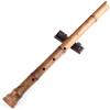 Generic 1.8 Shakuhachi Bamboo Flauto Pentatonico Strumento Zen per bocchino Shakuhachi con estremità della radice e Bordo Naturale. Tubo D in sol