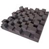 Lenacustica Pannello Acustico Fonoassorbente, 50x50cm, Diffusore QRD 2D, 10cm Spessore. Per Pareti e soffitto. Inclusi Ganci di installazione. Non spedito sottovuoto.