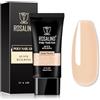ROSALIND Poly Nail Gel Ricostruzione Unghie 60ml, Nudo UV Gel Extension Unghie DIY, Poligel Nail Ispessimento Extension Enhancement per Principianti e Salone di Manicure