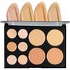 Litinliv Palette Correttori 10 Colori Professional Makeup Palette Conceal Crema Camouflage Make Up Trucco Palette Adatto per Uso Professionale e Quotidiano