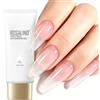 ROSALIND Gel Ricostruzione Unghie 70ml Trasparente Poligel per Unghie | Gel Unghie Estensione per Principiante, Professionale e Salone di Bellezza, DIY Gel Nail Art