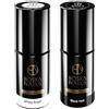 Boska Nails Set di due smalti ibridi bianco ibrido bianco bianco Angel n. 301 smalto nero nero ibrido n. 302 collezione DIVINE Smalto gel Formula moderna 6 ml per vernice
