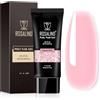 ROSALIND Ricostruzione Unghie Gel, 80ml Rosa Acrygel Poly Nail Extension Gel, Nail Ispessimento Extension Enhancement per Principianti, Professionale e Salone di Manicure
