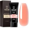 ROSALIND Ricostruzione Unghie Gel Nude Medio Acrygel Poly Nail Gel 80ml