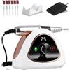 K2 STORE - Fresa Per Unghie Manicure Pedicure Professionale 35000 Giri Elettrico Con Pedale Lime Per Unghie Display Led Rettificatrice Regolabile