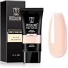 ROSALIND Poly Nail Gel Ricostruzione Unghie 60ml, Rosa Nudo UV Gel Extension Unghie DIY, Poligel Nail Ispessimento Extension Enhancement per Principianti e Salone di Manicure