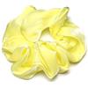 QinGoo Scrunchies per capelli in Organza Elastici per capelli da donna, accessorio per capelli-1 pezzo(giallo)