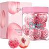 PIWINE Peach Candy Sugar Body Scrub, Scrub esfoliante per il corpo combatte l'acne, linee sottili e rughe, illumina la pelle idratante, pulizia profonda, ammorbidisce e nutre la pelle scrub per corpo, viso,