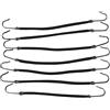 Uonlytech Fermagli per Chioma Doppio Gancio in Poliestere e Metallo 20 Pezzi Elastici per Coda di Cavallo Regolabili senza Tirare, per Acconciature e Trecce