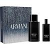 Giorgio Armani Code Uomo Confezione Regalo - Eau de Parfum Spray 75 ml + Profumo da Viaggio 15 ml - Fragranza Maschile Elegante e Sensuale